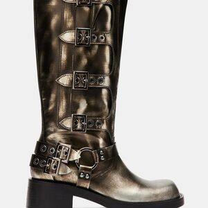 Steve Madden Rocky Boots (Silver)